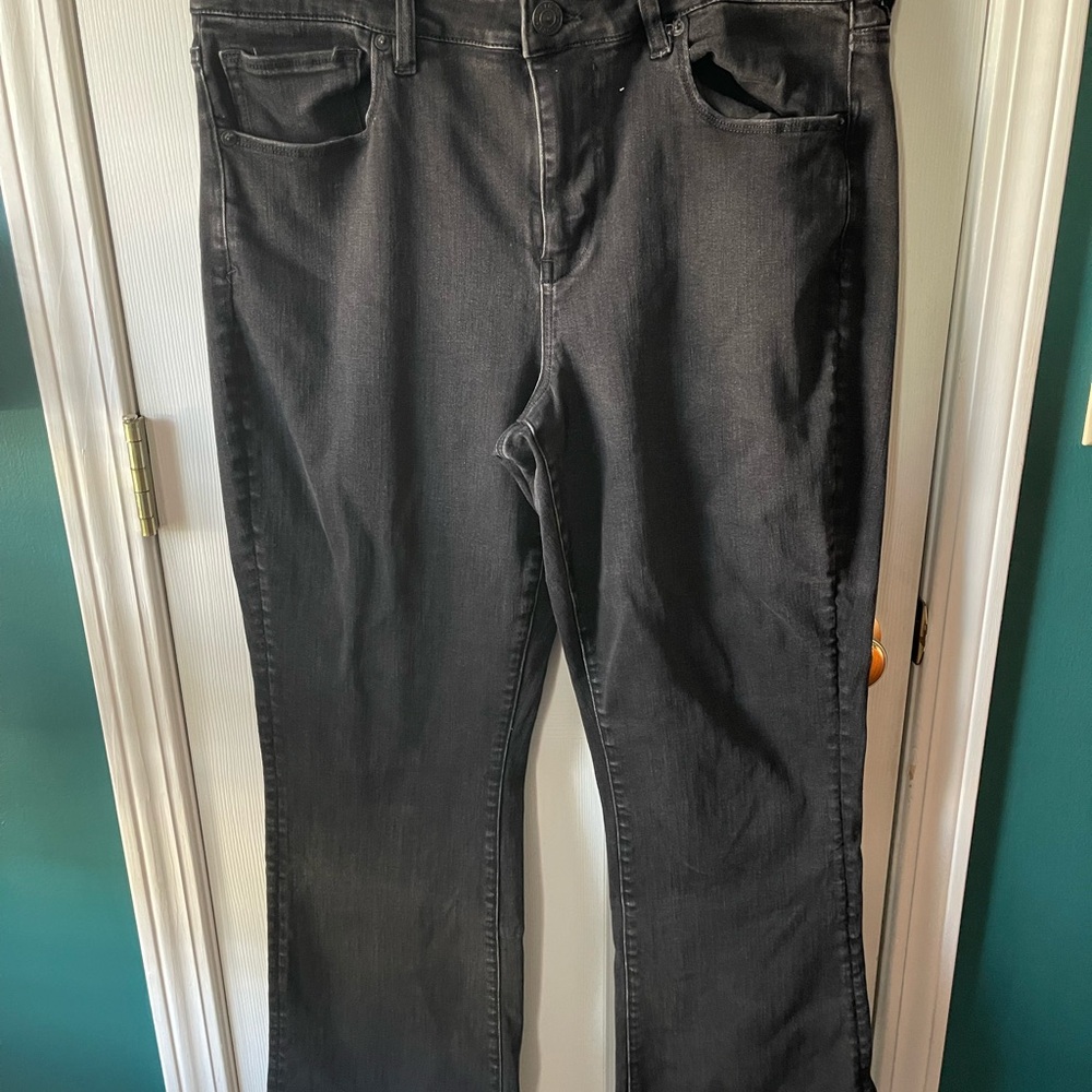 American Eagle Outfitters Black Flare Jeans